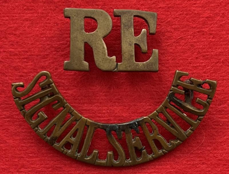 RE/Signal Service Shoulder Title