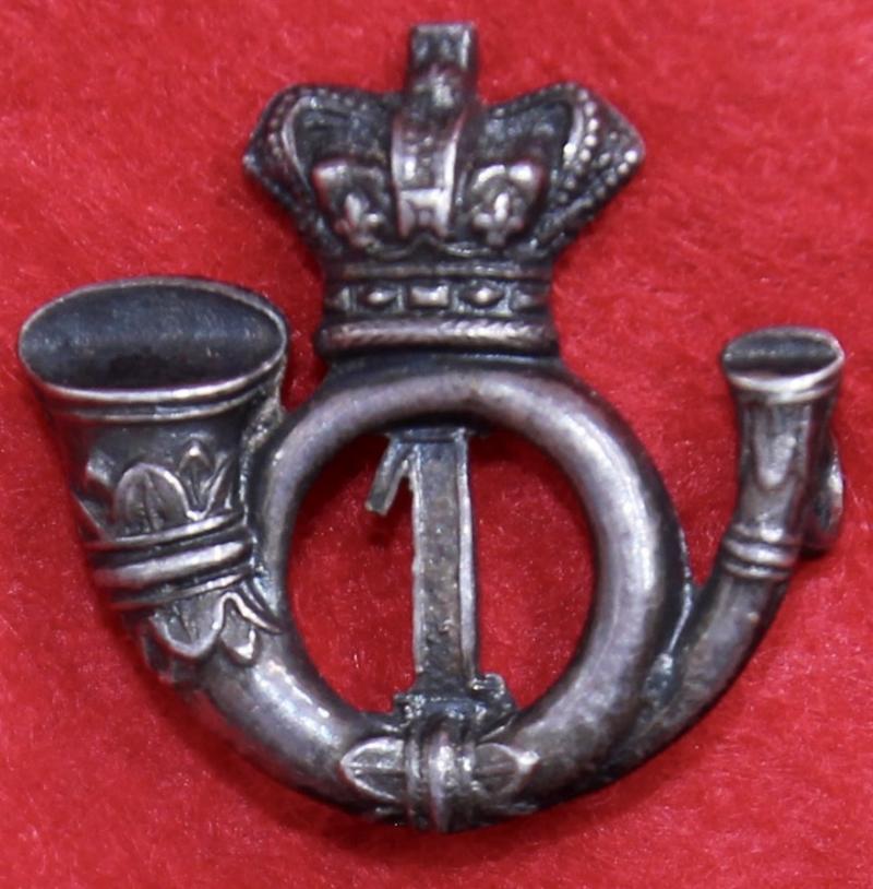 1st Lanark RVC Officer's Cap Badge