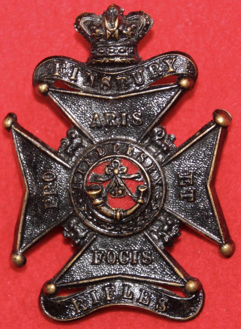 Finsbury Rifles Glengarry Badge