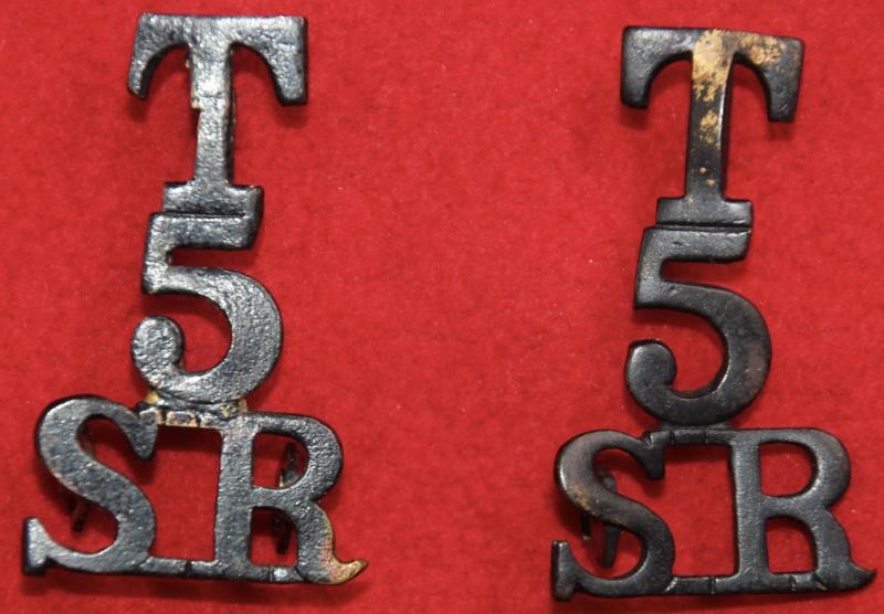 T/5/SR Shoulder Titles