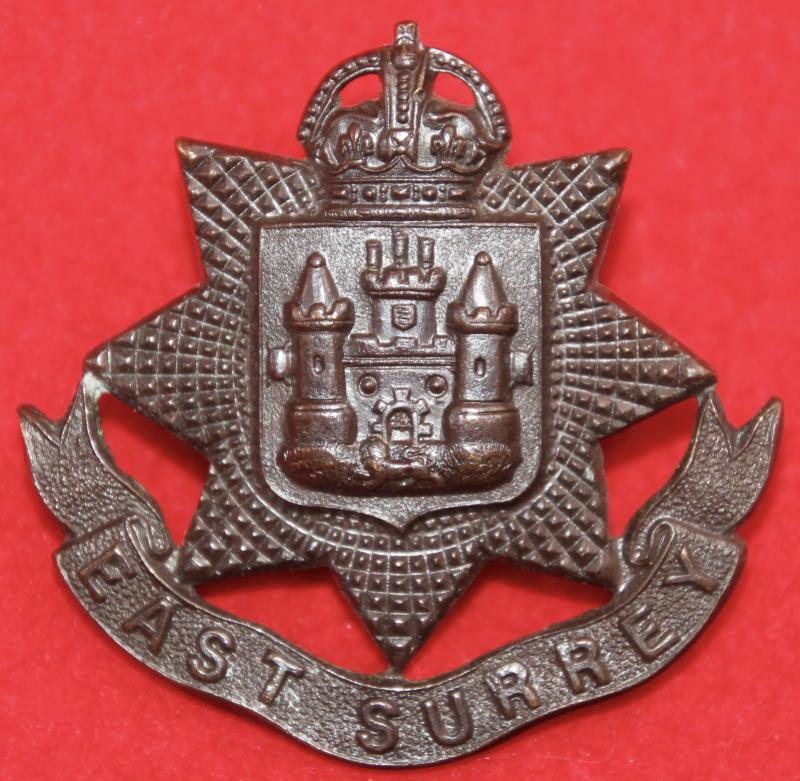E Surrey OSD Cap Badge