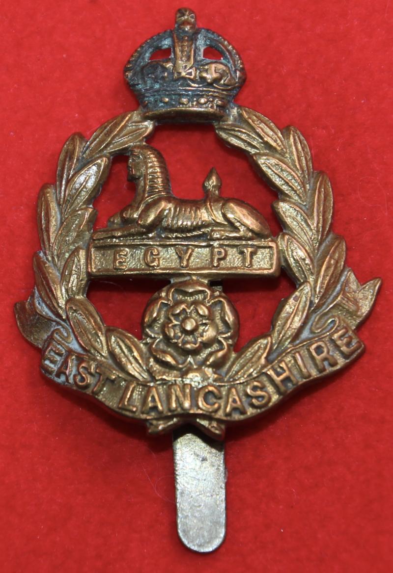 E Lancs (1916) Cap Badge