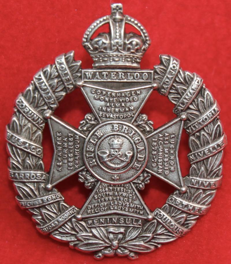 RB Silver Cap Badge