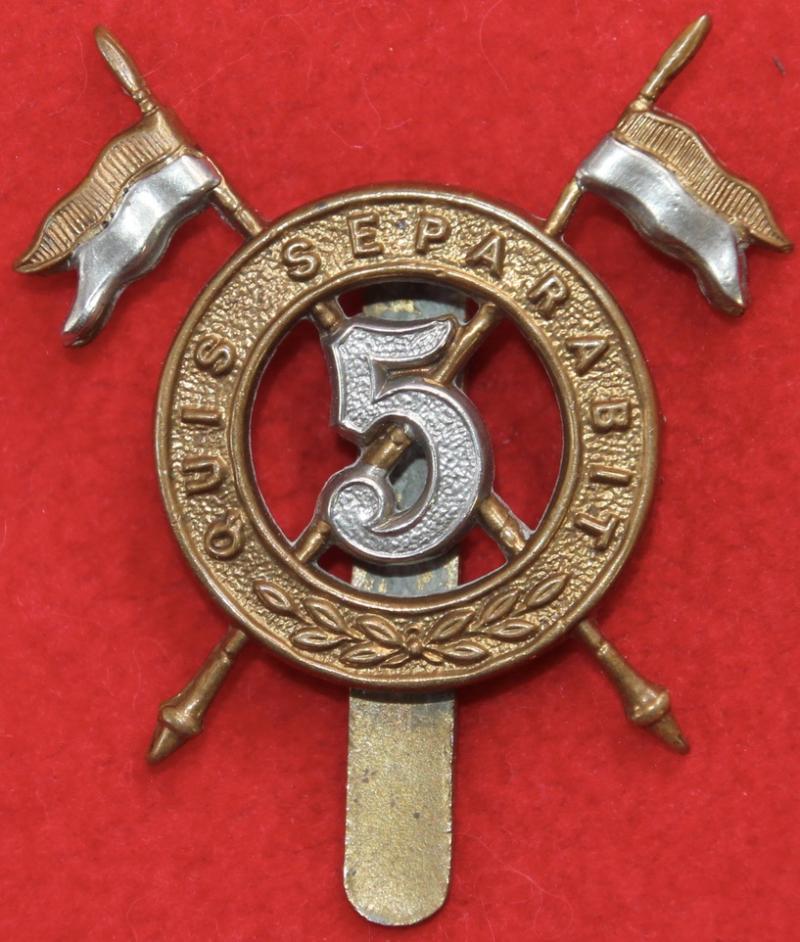 5th Lancers Cap Badge