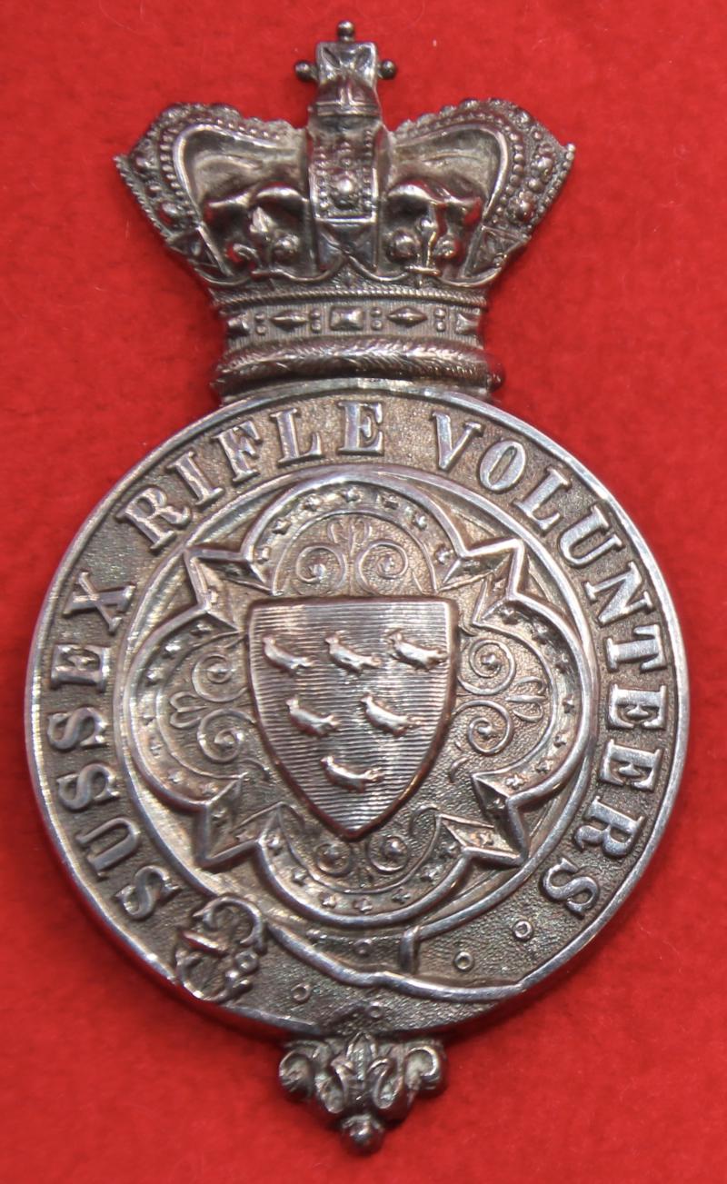 Sussex RV Officer's Glengarry Badge