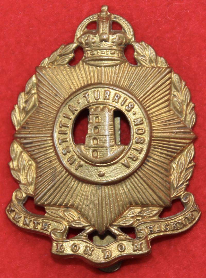 10th London Cap Badge