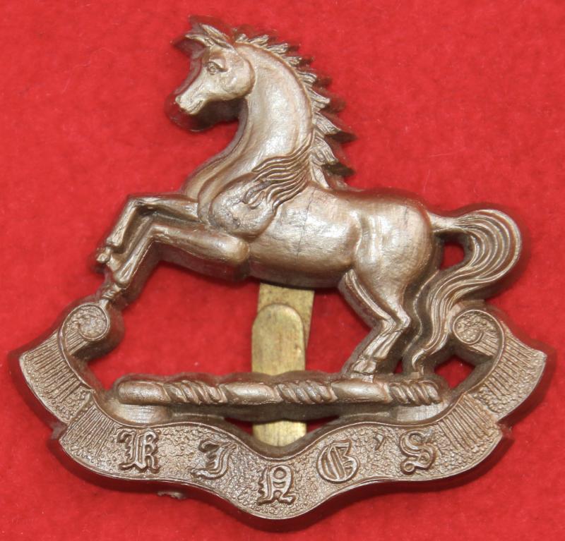 The King's Plastic Cap Badge