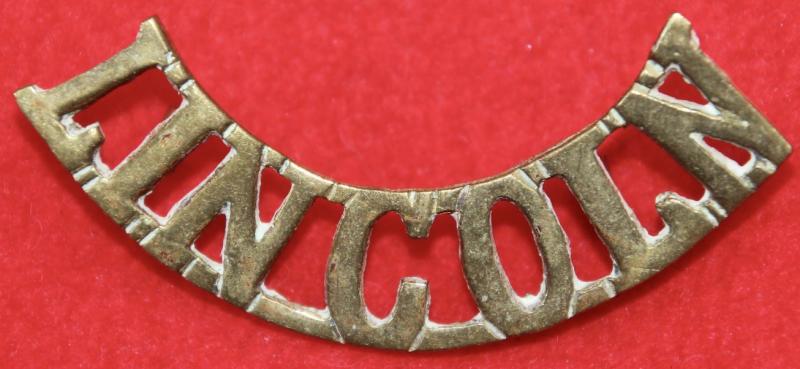 Lincoln Regt Shoulder Title