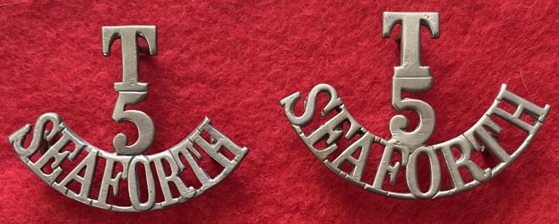 T/5/Seaforth Shoulder Title