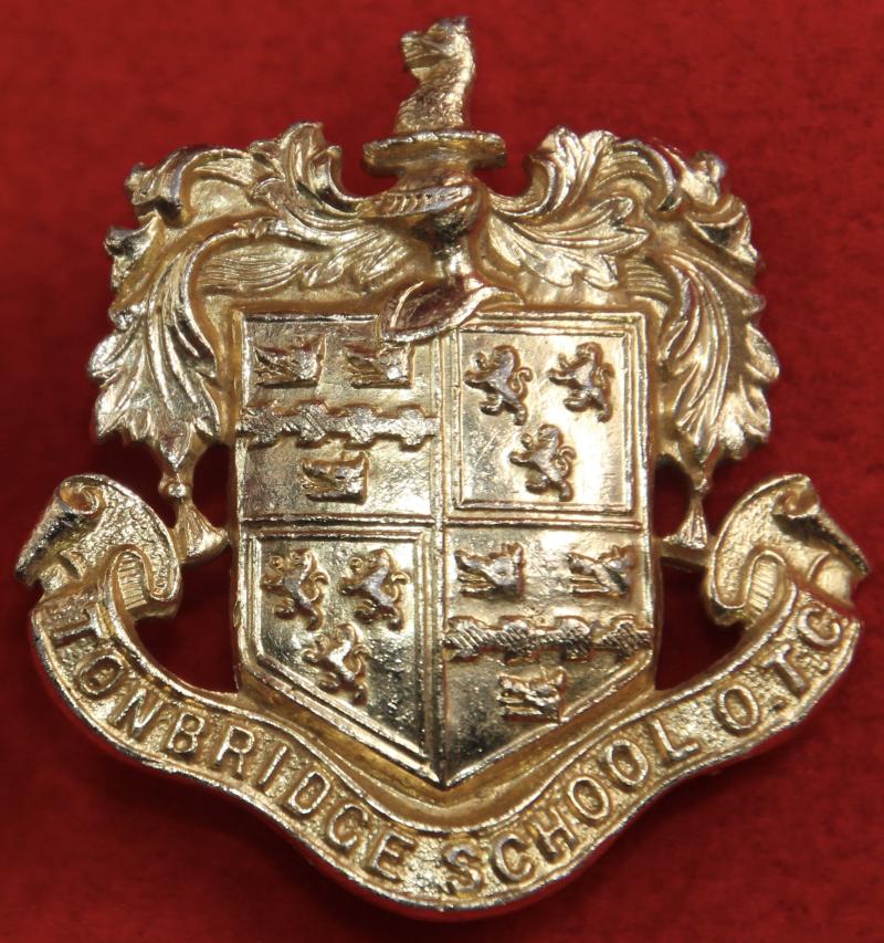 Anodised Tonbridge School OTC Cap Badge