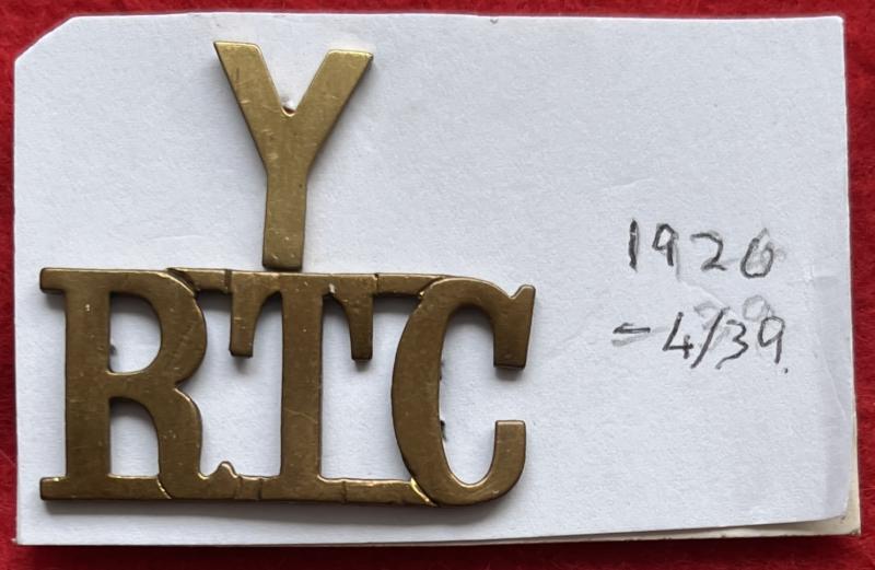 Y/RTC Shoulder Title