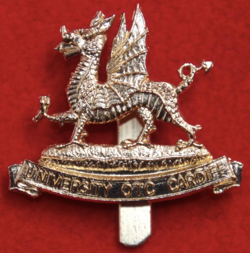 Anodised Cardiff OTC Cap Badge
