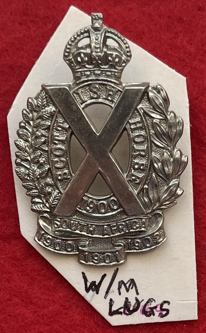 Scottish Horse Bonnet Badge