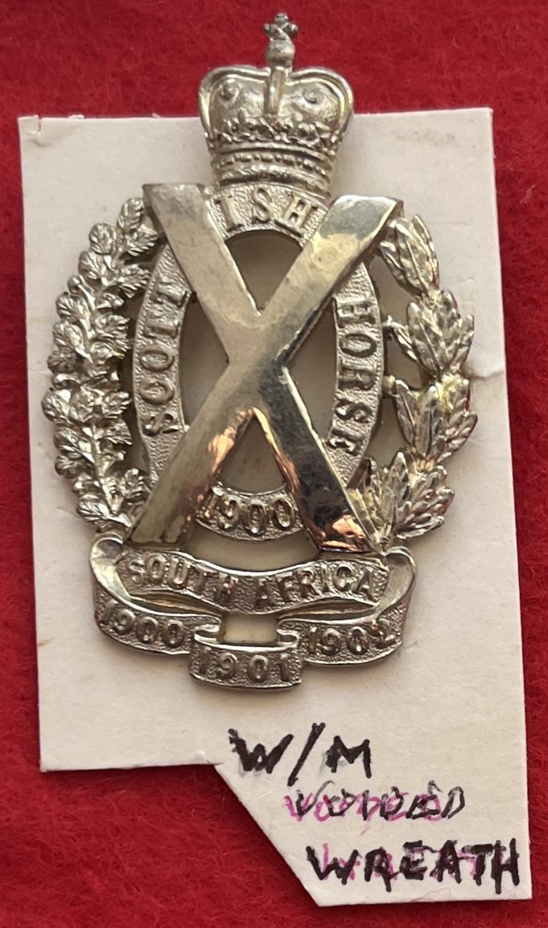 Scottish Horse Bonnet Badge