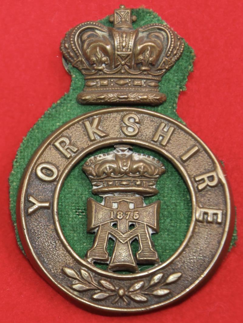 Yorkshire Regt Post-1881 Glengarry Badge
