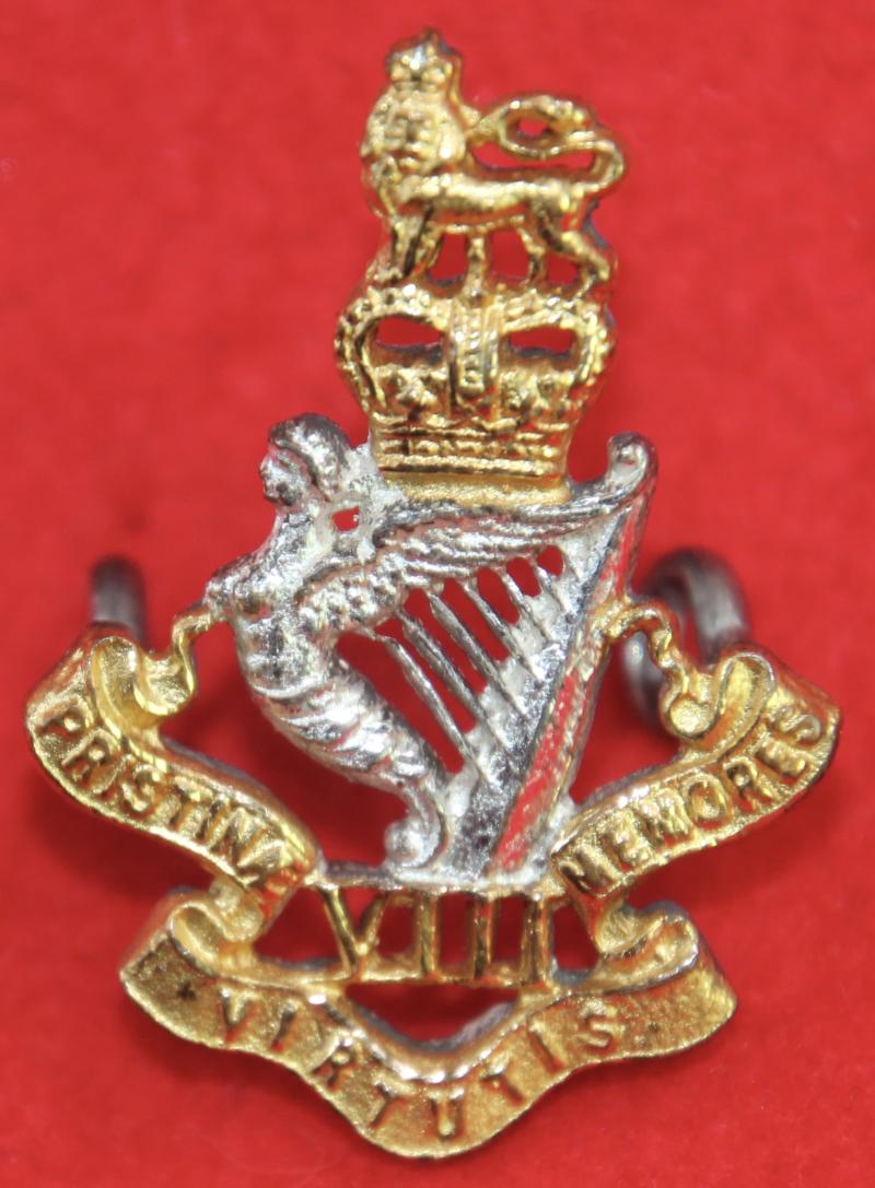 8th Hussars Officer's Cap Badge