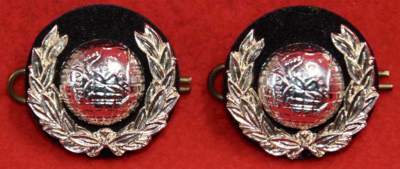 Anodised RM Officer's Collar Badges