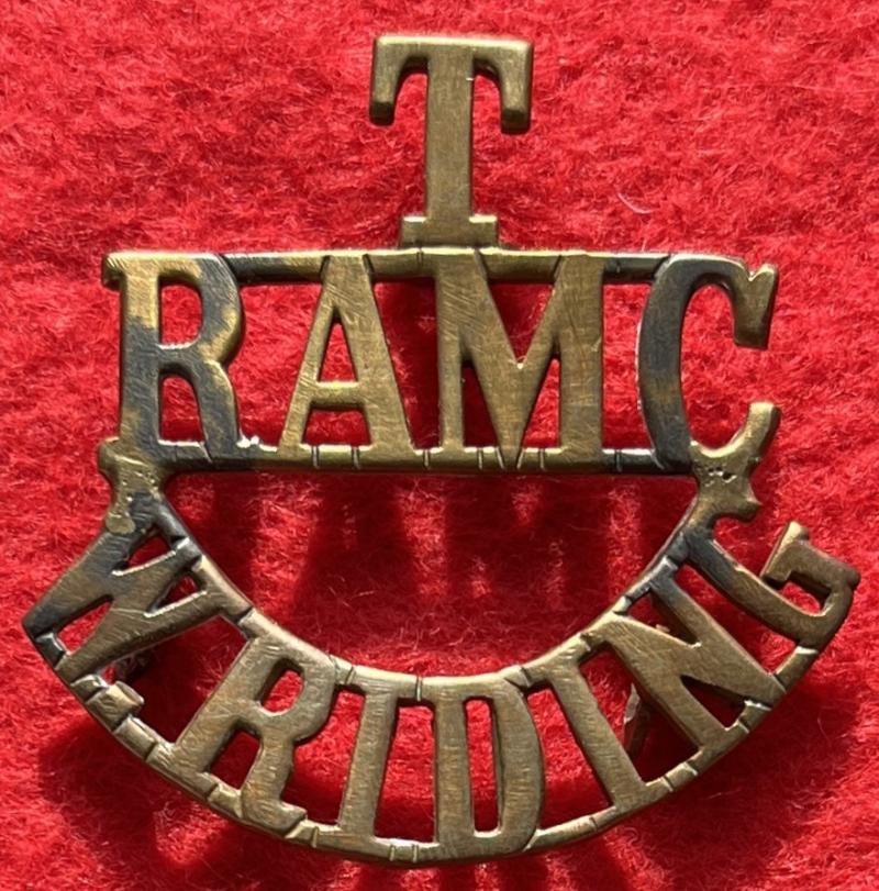 T/RAMC/W Riding Shoulder Title
