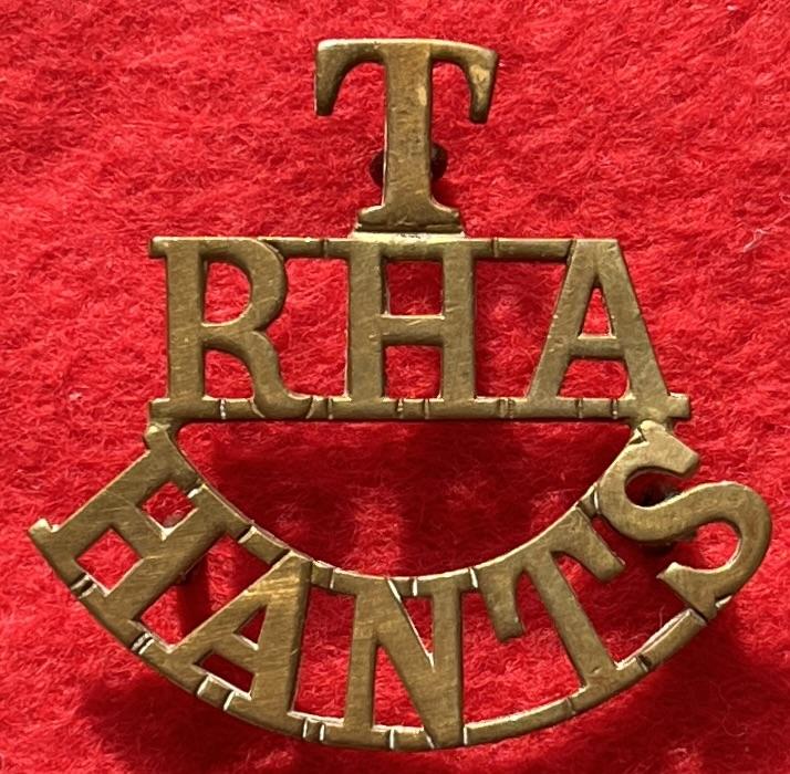 T/RHA/Hants Shoulder Title