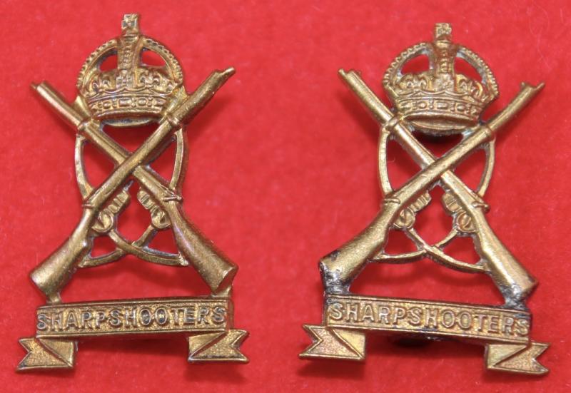 Sharpshooters Collar Badges