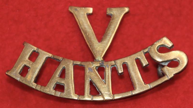 V/Hants Shoulder Title