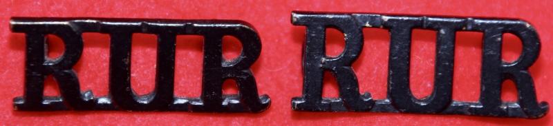RUR Shoulder Titles