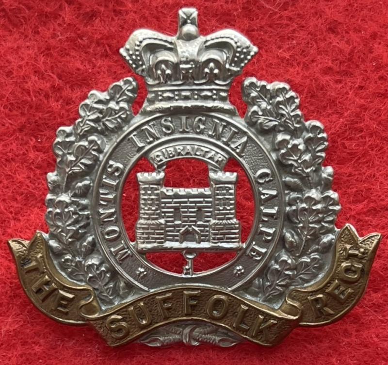 Victorian Suffolk Regt Cap Badge