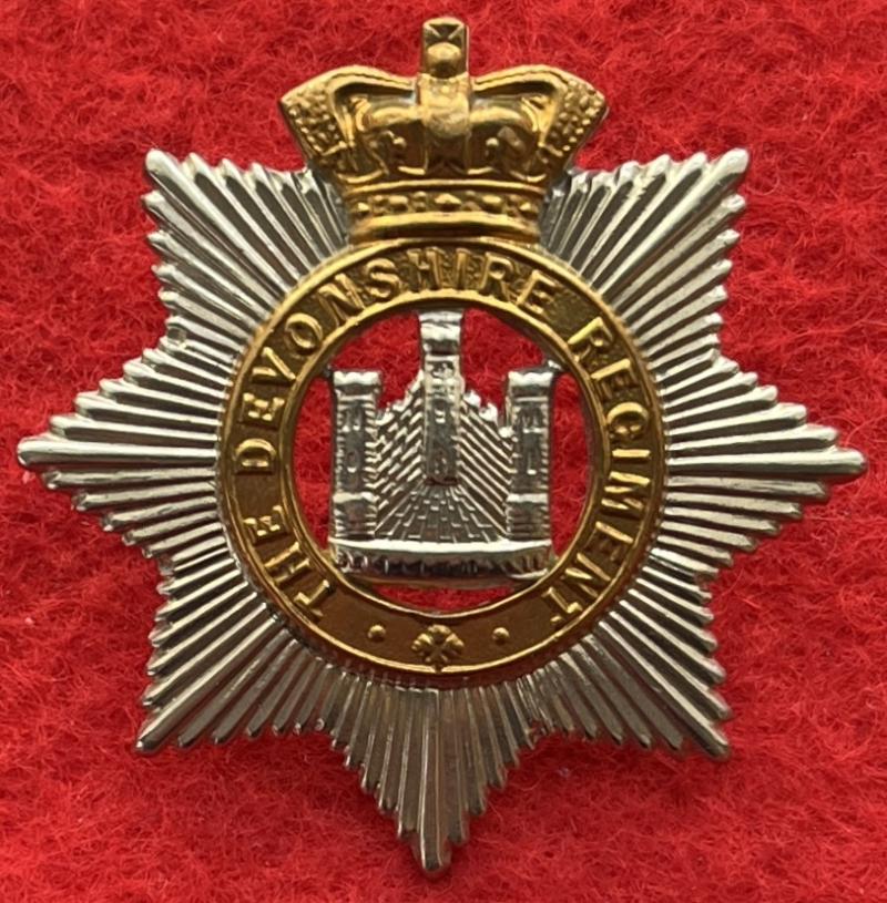 Victorian Devons Cap Badge