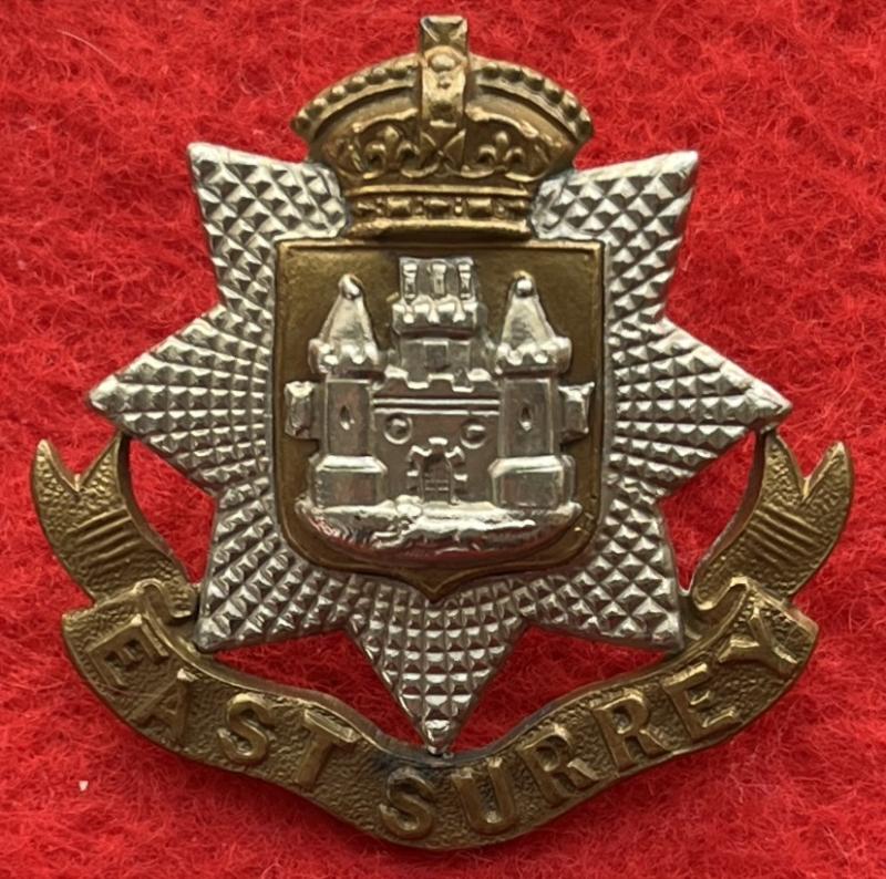 Victorian East Surrey Cap Badge
