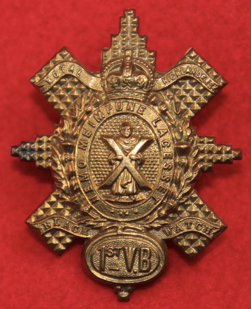 1st VB Black Watch OSD Glengarry Badge
