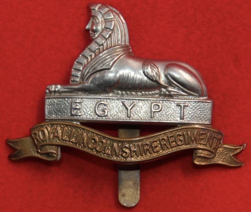R Lincs Cap Badge