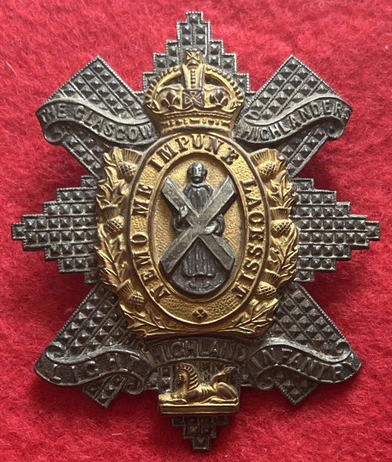 GH Officer's Glengarry Badge