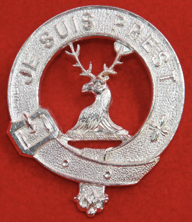 Lovat Scouts Officer's Glengarry Badge