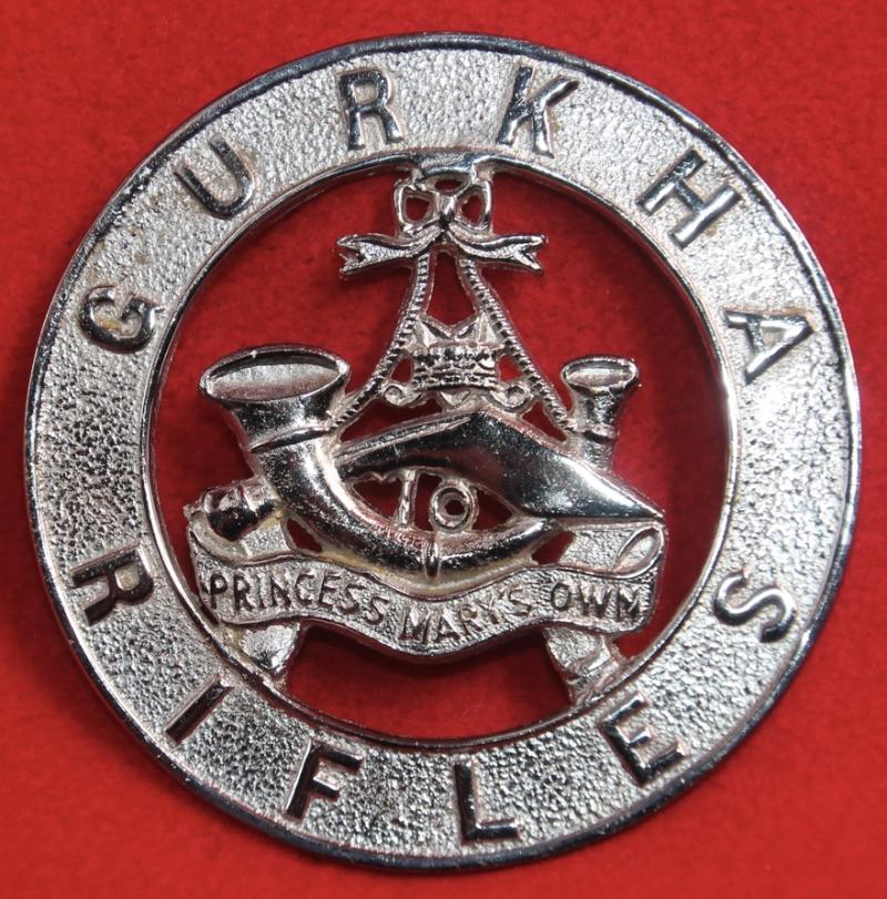10th Gurkhas Plaid Brooch