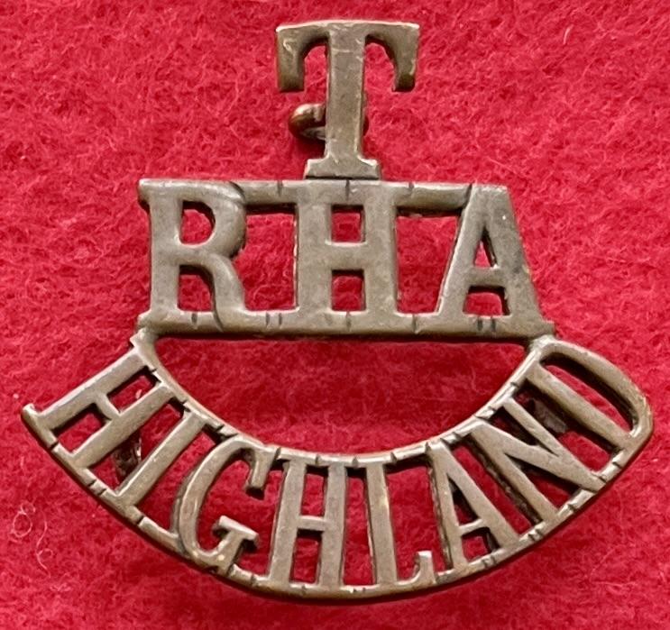 T/RHA/Highland Shoulder Title