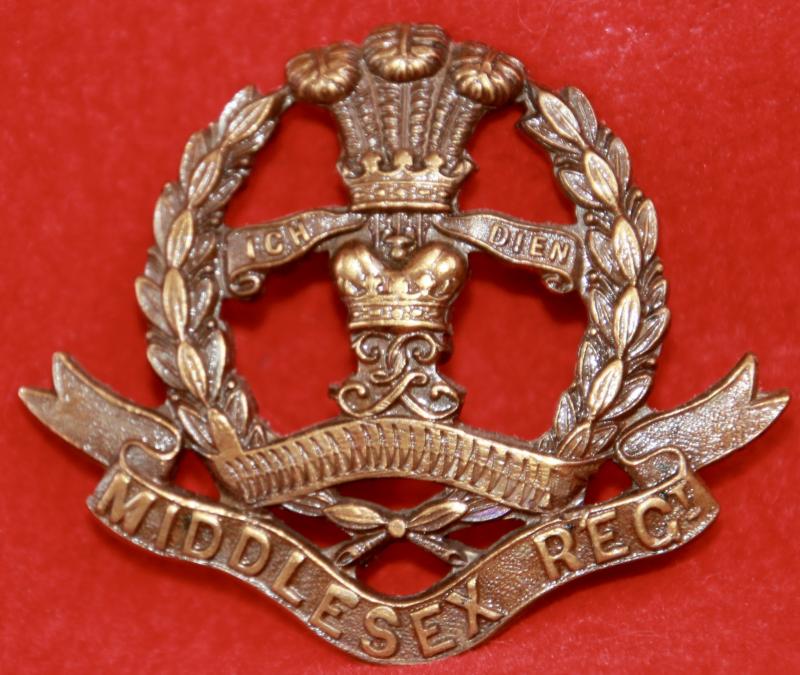 10th Middlesex Regt OSD Collar Badge
