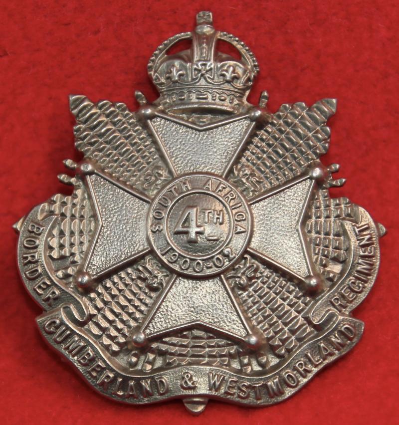 4th Border Cap Badge