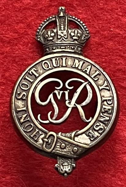 Household Cavalry G6th Cap Badge