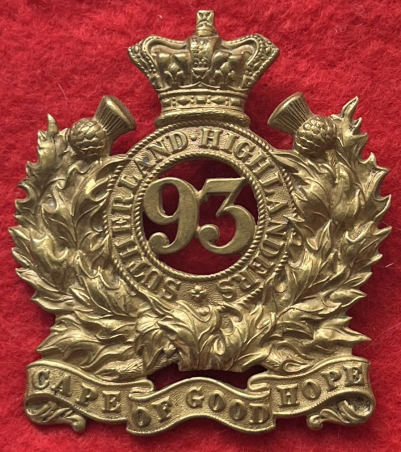 93rd Foot Glengarry Badge
