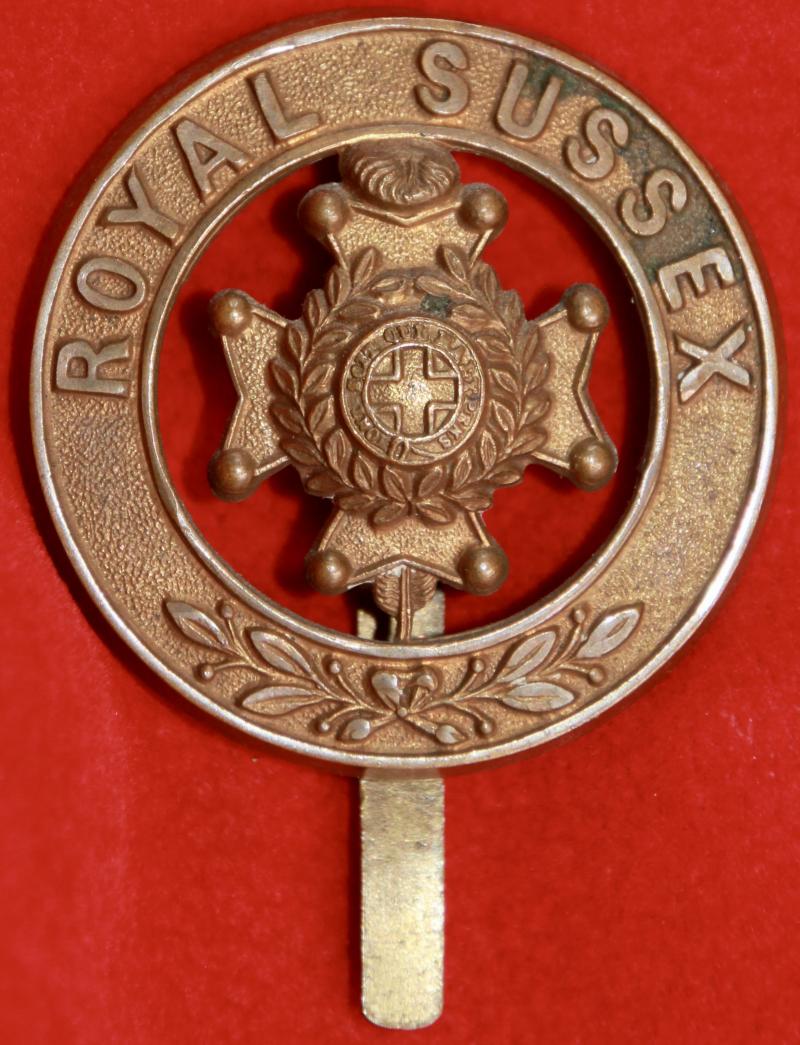 R Sussex Regt Puggaree Badge