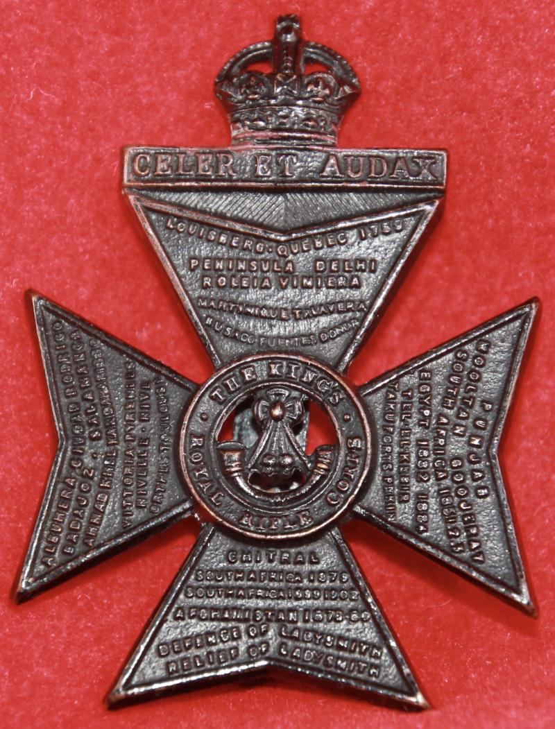 KRRC Cap Badge