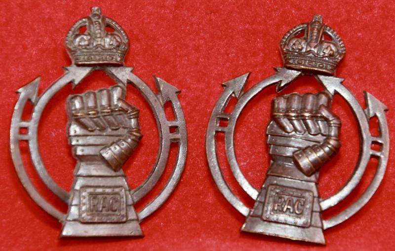 RAC OSD Collar Badges