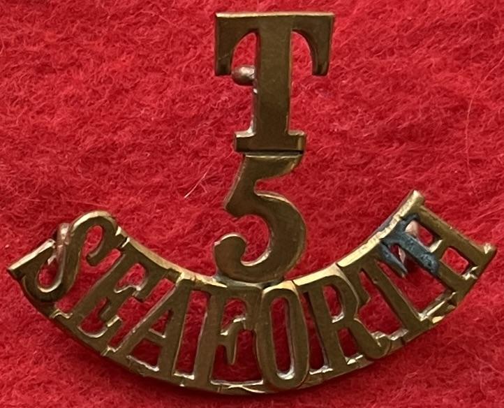 T/5/Seaforth Shoulder Title