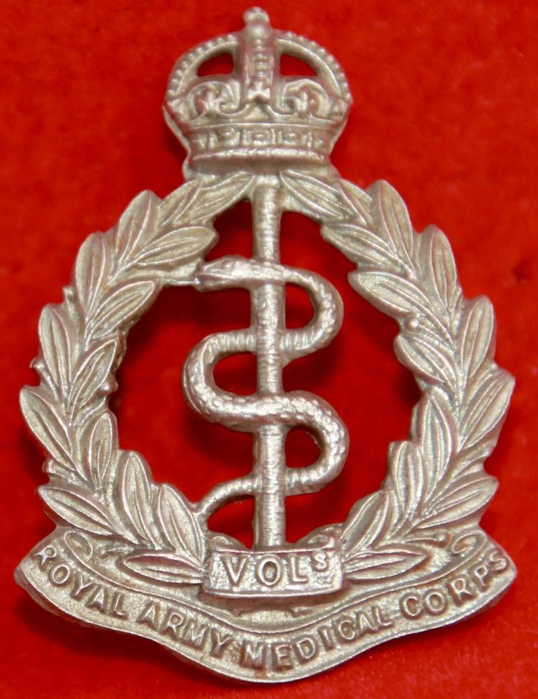 RAMC (Vols) Collar Badge