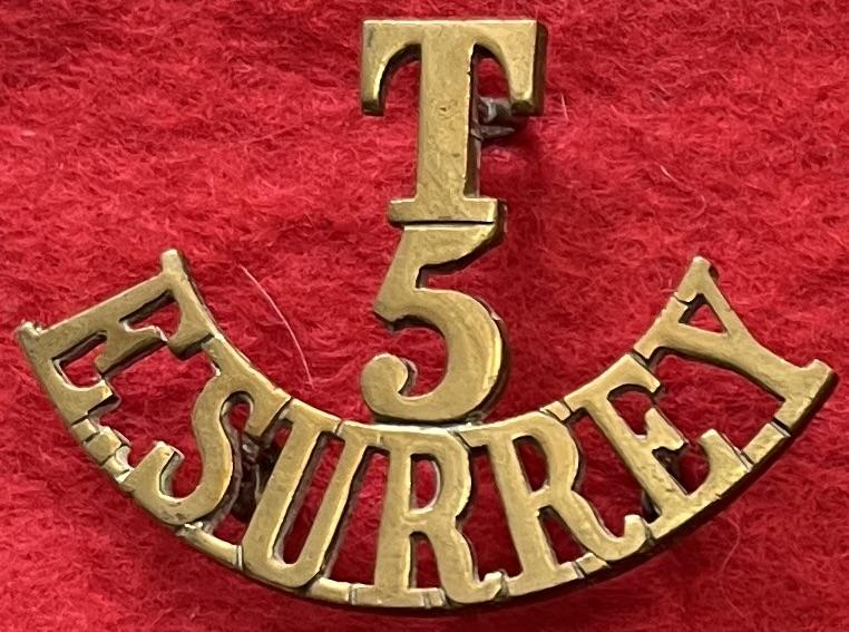 T/5/E Surrey Shoulder Title