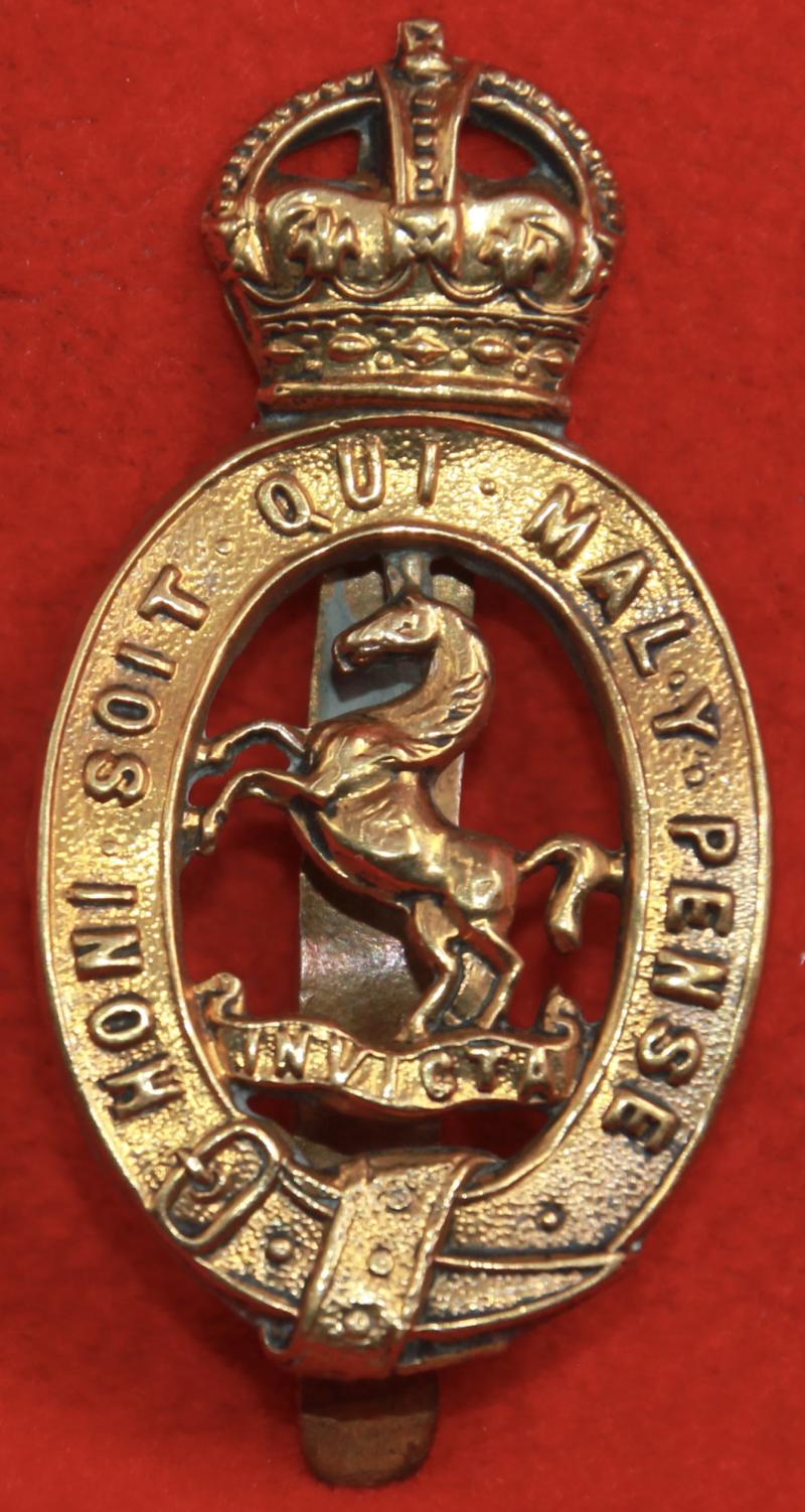 R East Kent Yeomanry Cap Badge