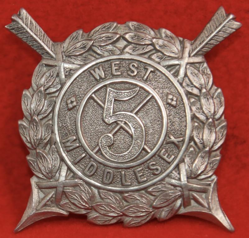 5th Middlesex RVC Cap Badge