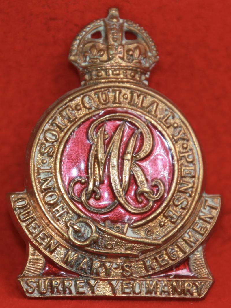 Surrey Yeomanry Cap Badge