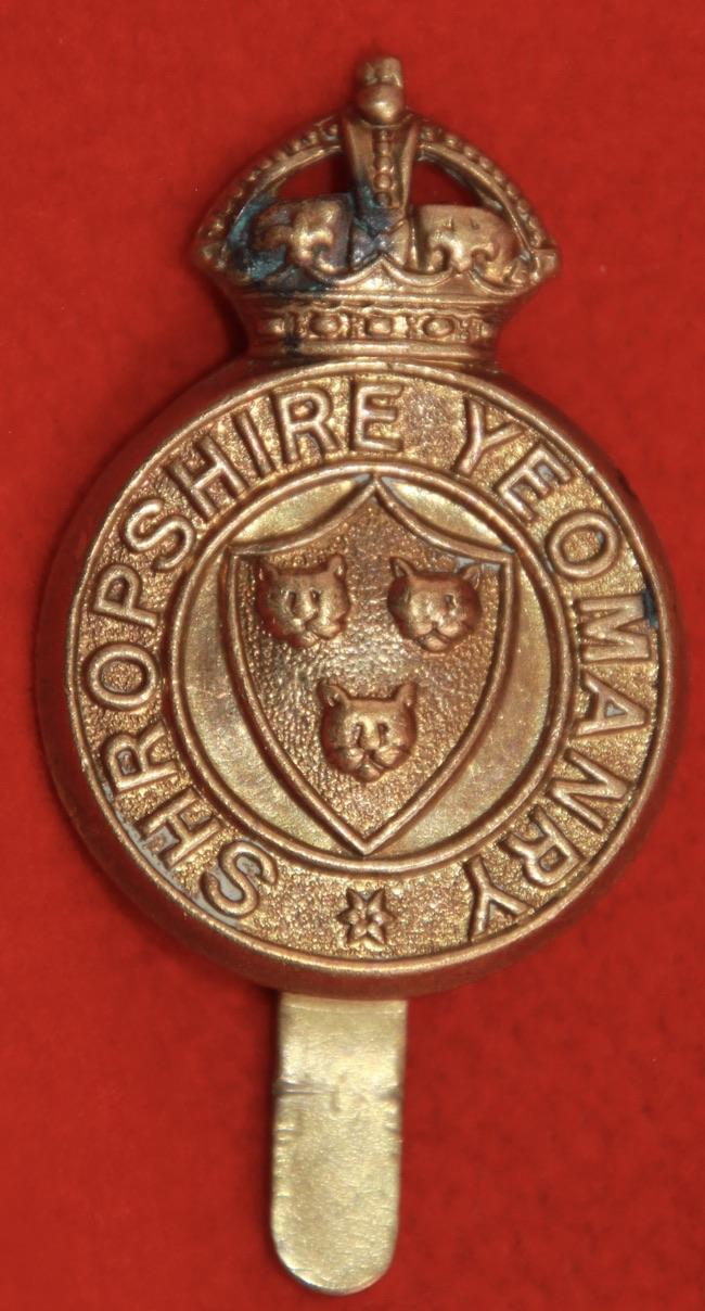 Shropshire Yeomanry Cap Badge