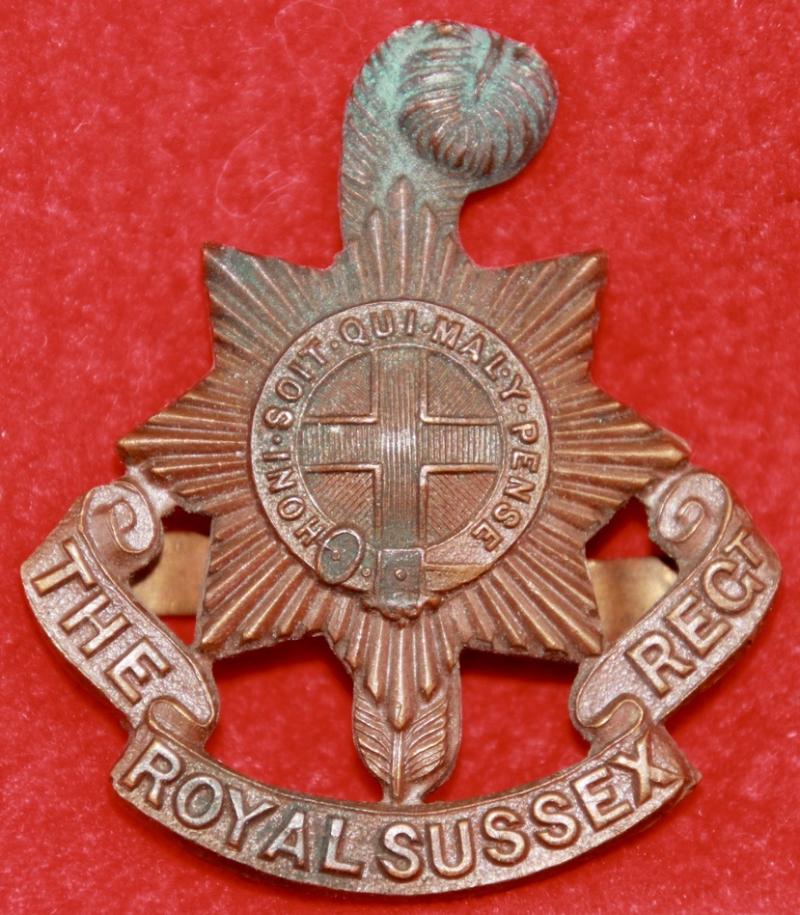 R Sussex OSD Cap Badge